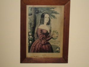 Heidi $150 Currier print of a woman - before Ives c 1825