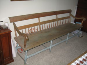 Spindle Back Deacon's Bench $500