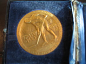Tom TBD McComick Medal - Giese heirloom - 1947 award for engineering excellence