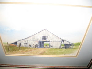 Water Color Barn $100